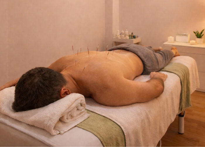 Sesión de medicina china